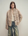 Firelady Fur Women‘s Shearling Coat | Rippled Waterwave Pattern, Rare Lake Lamb“Mole Manor” - variant_title