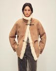 Firelady Fur Women‘s Shearling Jacket with Italian Tuscan Curly Wool Suede Collar“Glam Belle” - variant_title