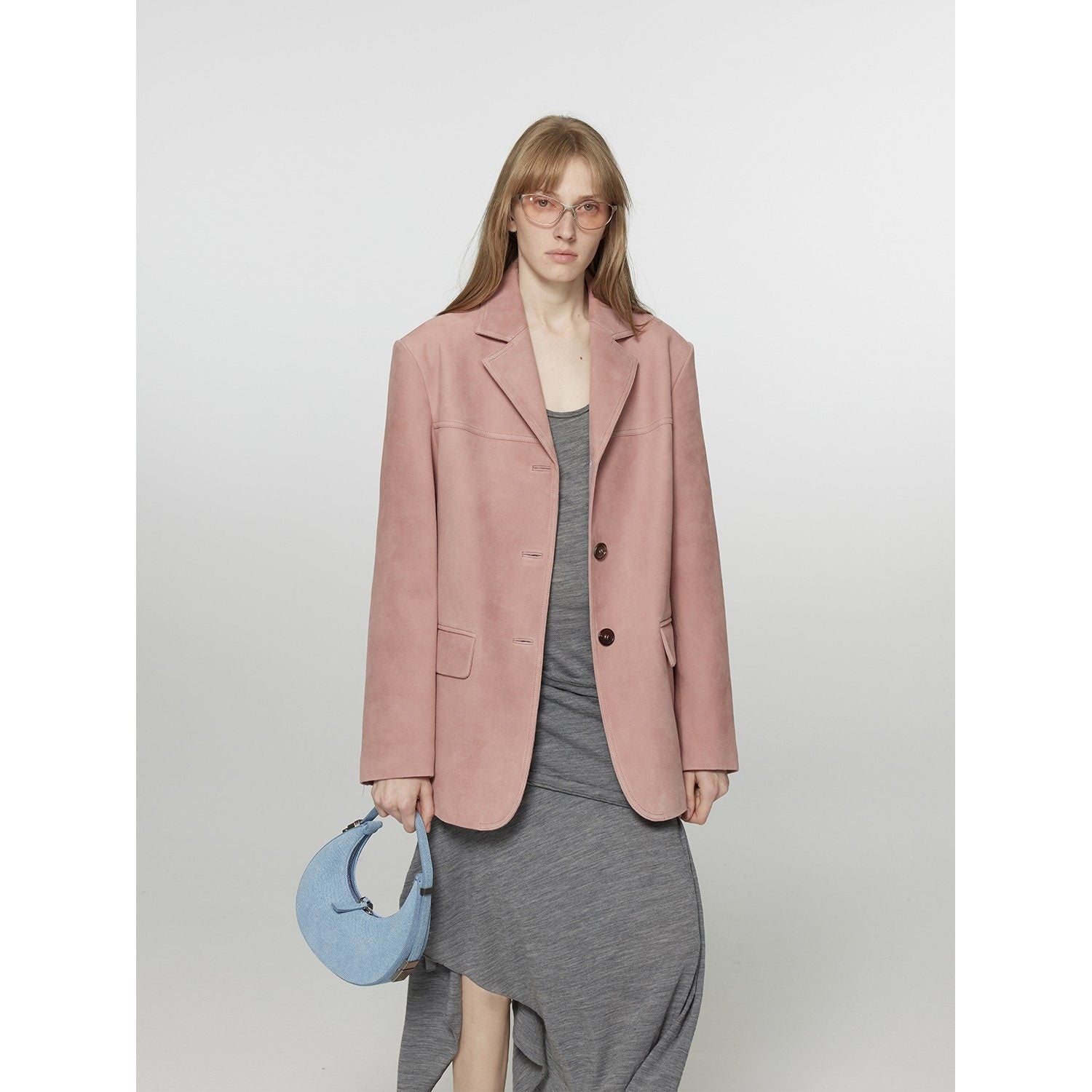 Firelady Fur Women‘s Sheepskin Jacket Blazer | Imported Suede Leather in Vintage “Meillard” Style"Sydney Echoes" - variant_title