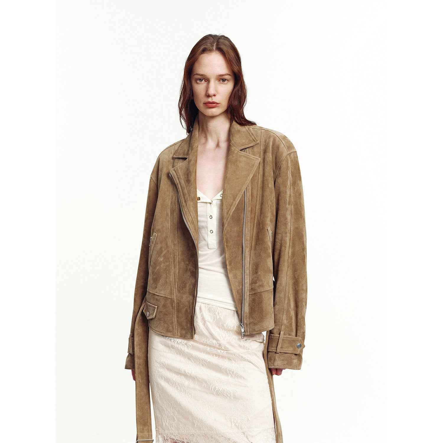 Firelady Fur Women's Sheepskin Moto Jacket 'Modern Times' - Trendy Biker Coat