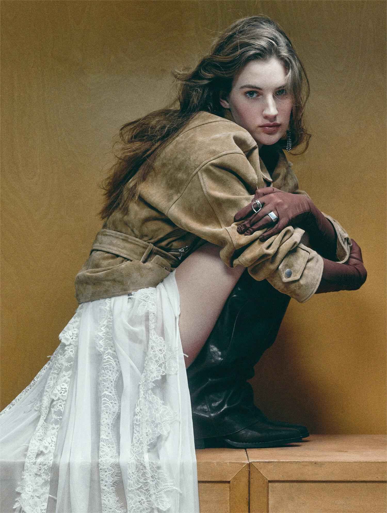 Firelady Fur Women's Sheepskin Moto Jacket 'Modern Times' - Trendy Biker Coat