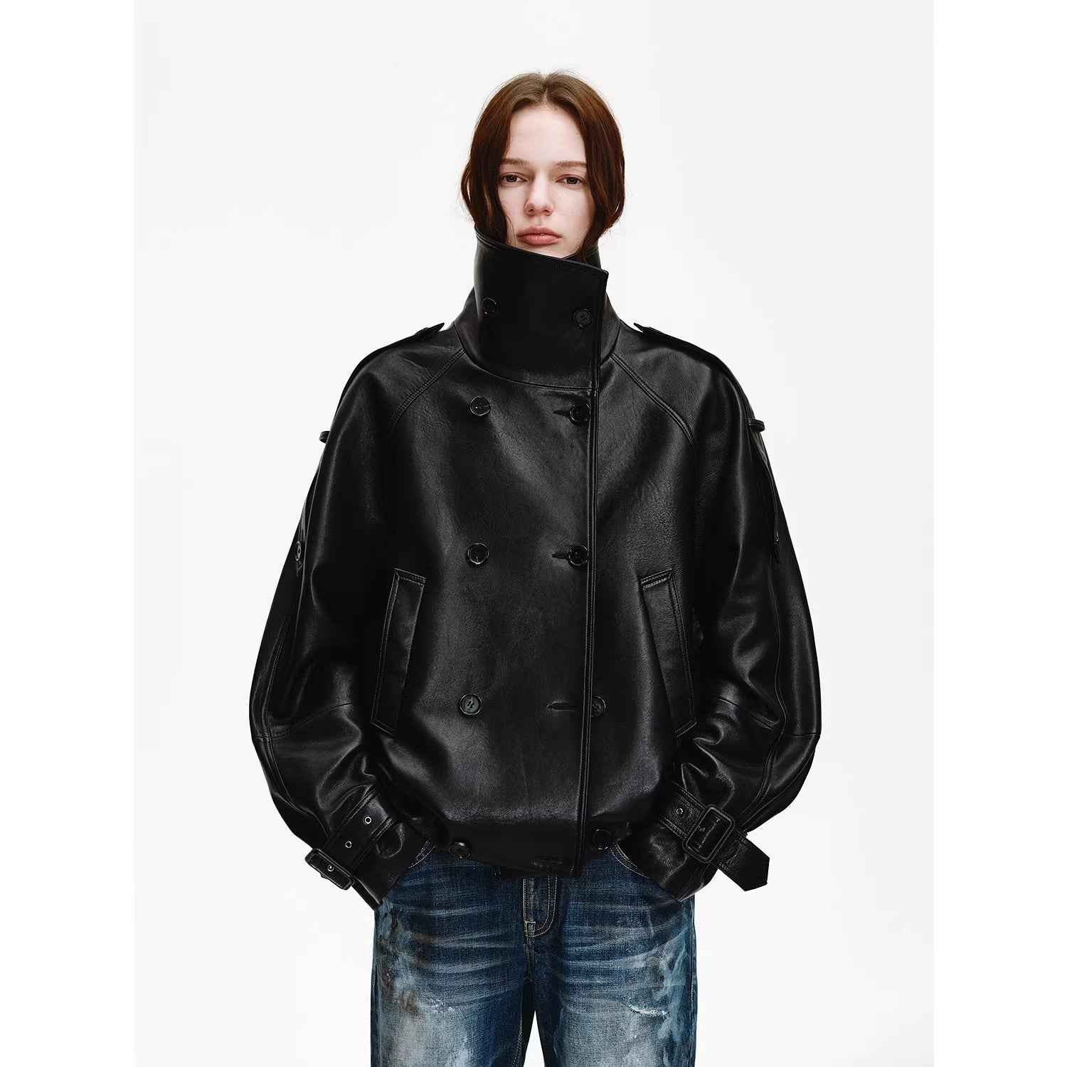 Firelady Fur Women's Turkish Lambskin Leather Jacket - Weekend Street Style Short Trench Coat - variant_title