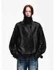 Firelady Fur Women's Turkish Lambskin Leather Jacket - Weekend Street Style Short Trench Coat - variant_title