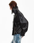 Firelady Fur Women's Turkish Lambskin Leather Jacket - Weekend Street Style Short Trench Coat