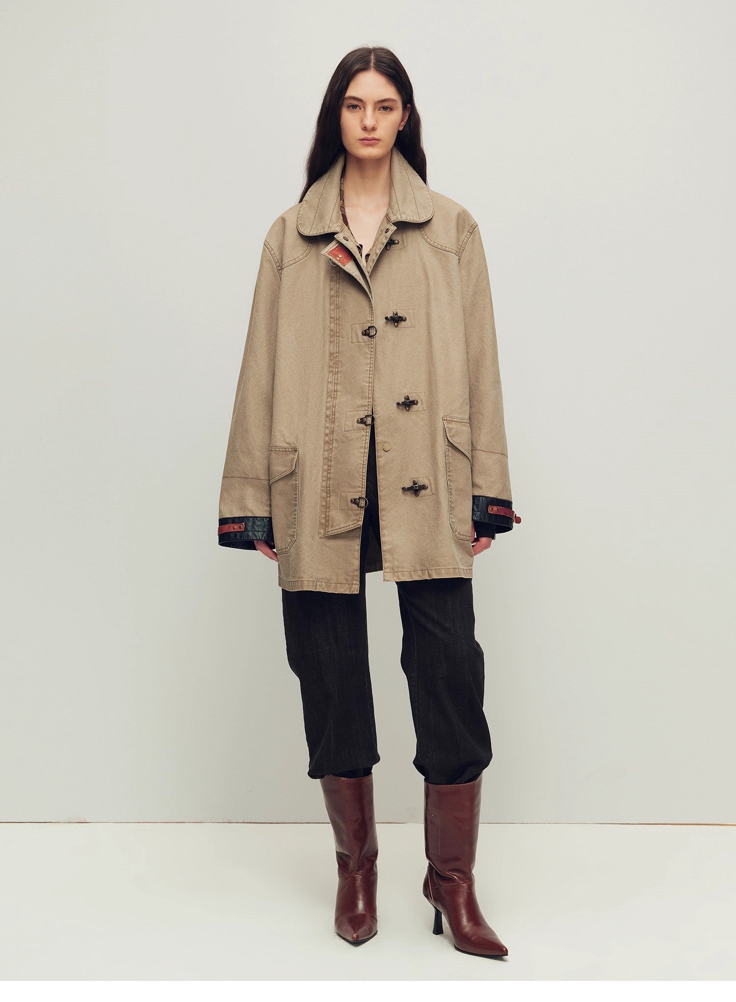 Firelady Women’s Parka with Real American Raccoon Fur Collar – Premium 90% White Goose Down Coat“Winter Street Lights” - variant_title