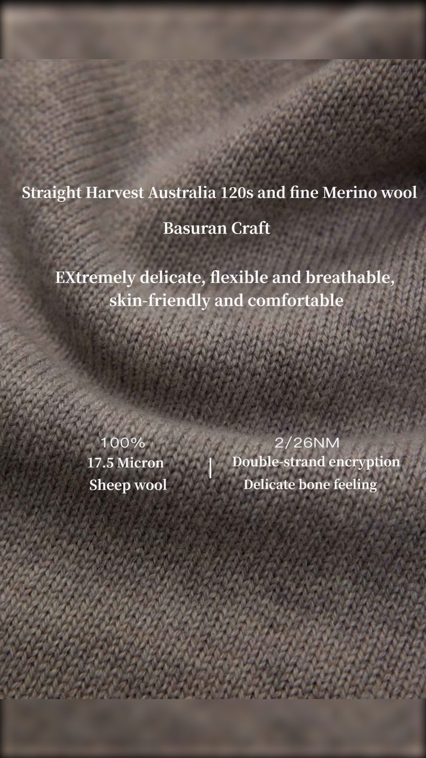 Firelady Fur Fall Winter Mischief merino wool knit fabric close-up with Basuran craft details