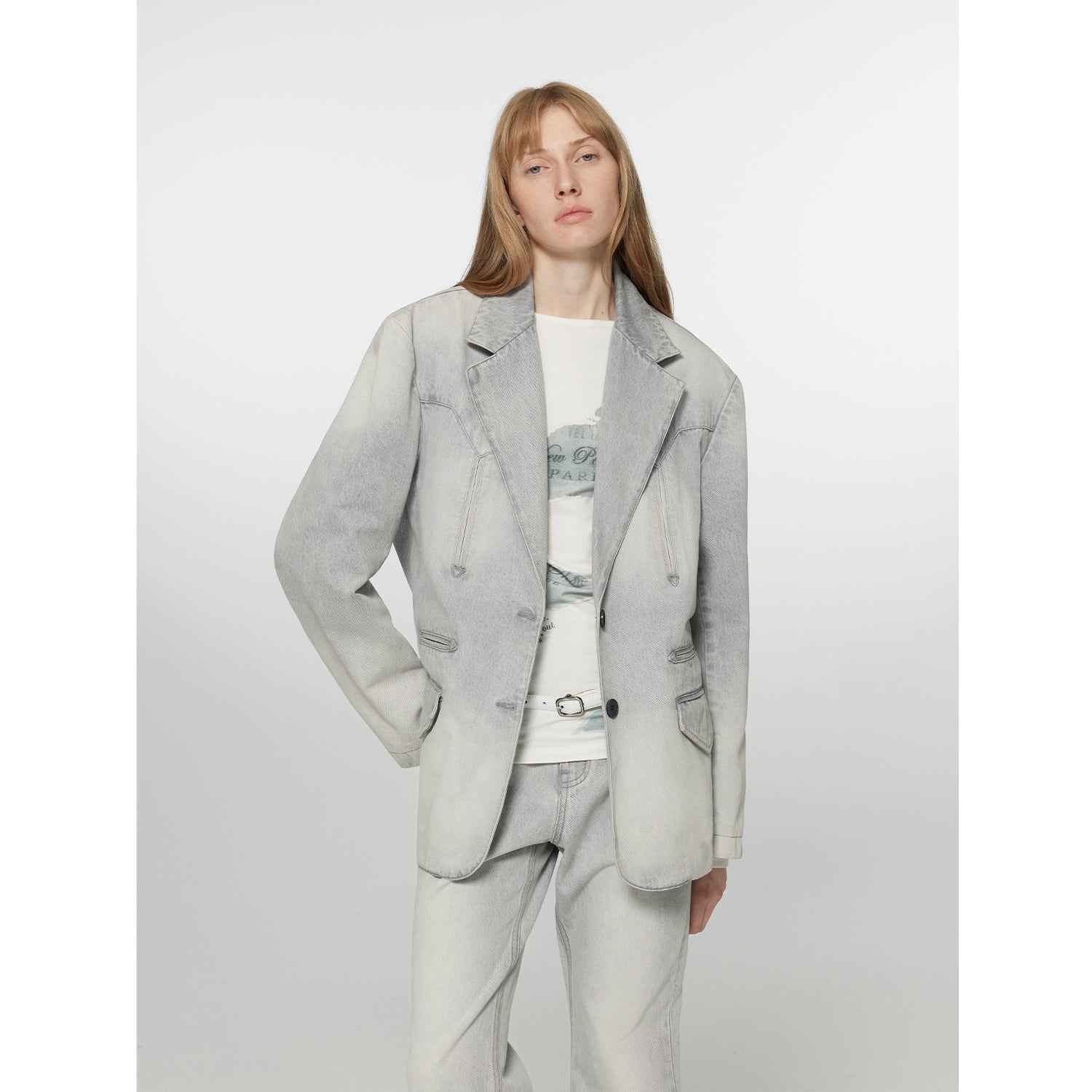 Fireladyfur Loose Fit Denim Jacket“Discover Denim” - variant_title