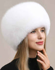 Fireladyfur Luxurious Fox Fur Hat and Earmuff Combination - variant_title