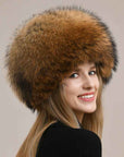 Fireladyfur Luxurious Fox Fur Hat and Earmuff Combination - variant_title