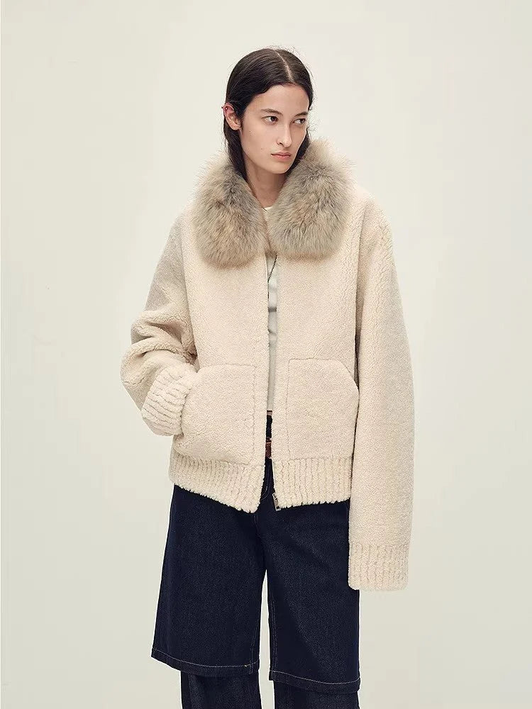 Real fur and faux fur winter garment inspection for warmth, closure and lining