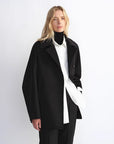 Fireladyfur Women's Cashmere Wool Short Coat with Bat Sleeves"Fleeting Memories" - variant_title