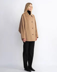 Fireladyfur Women's Cashmere Wool Short Coat with Bat Sleeves"Fleeting Memories" - variant_title