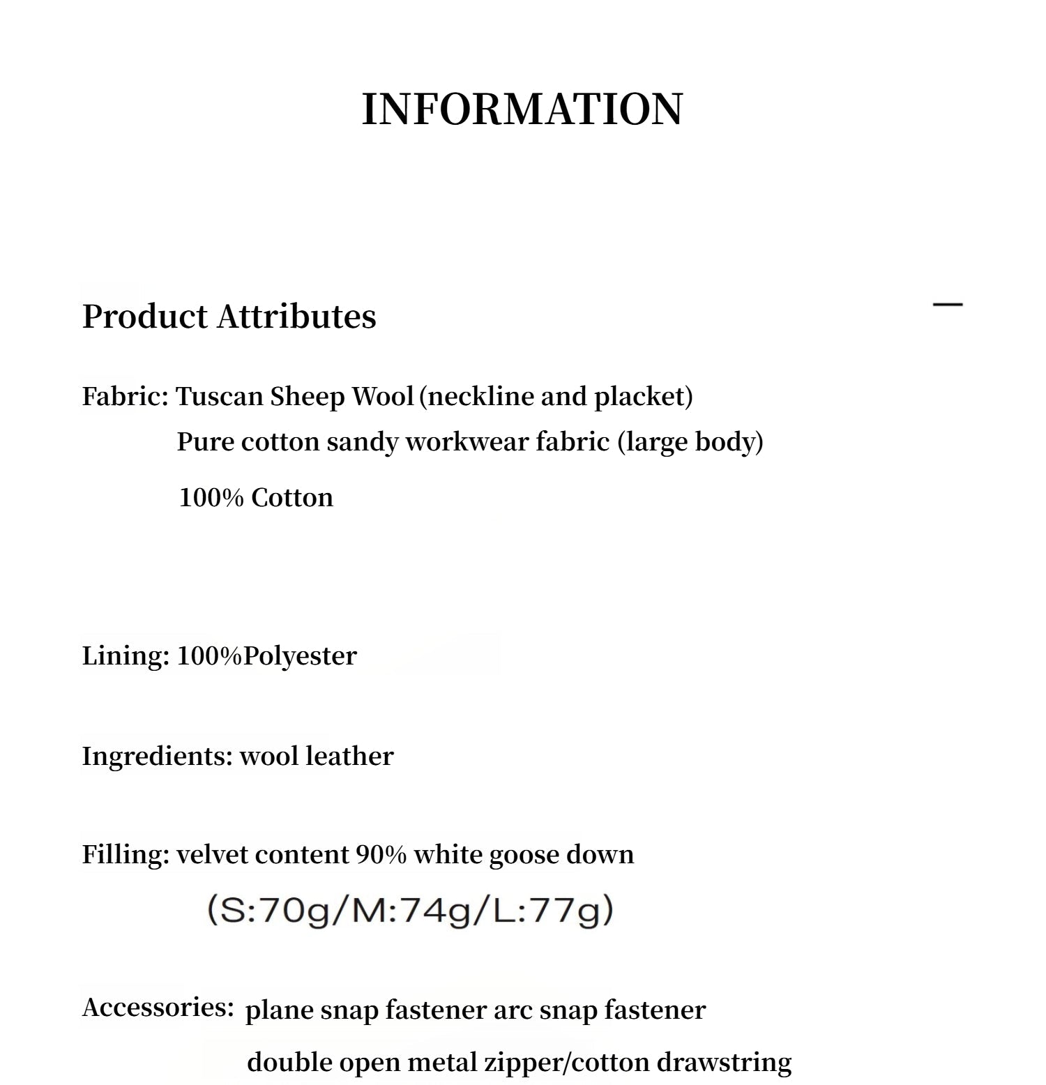 Fireladyfur Women's Detachable Goose Down Parka "Cool Denim" - variant_title