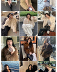 Fireladyfur Women's Fur Coat | Genuine Finnish Fox Fur"Reed Flower" - variant_title