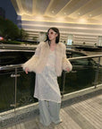 Fireladyfur Women's Fur Coat | Genuine Finnish Fox Fur"Reed Flower" - variant_title