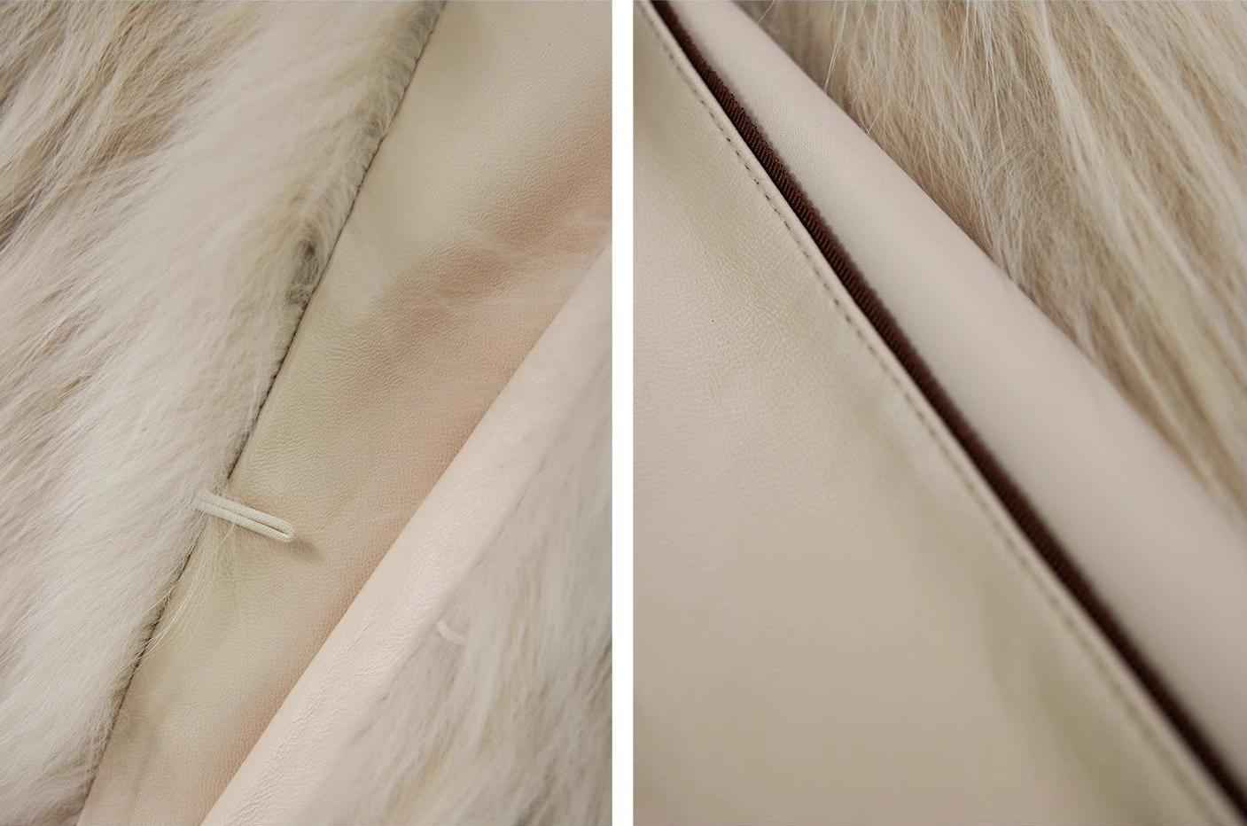 Fireladyfur Women's Fur Coat | Genuine Finnish Fox Fur"Reed Flower" - variant_title