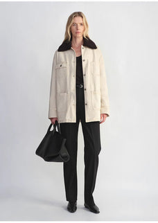 Fireladyfur Women's Goose Down Detroit Jacket with Merino wool Collar - variant_title