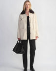 Fireladyfur Women's Goose Down Detroit Jacket with Merino wool Collar - variant_title