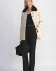 Fireladyfur Women's Goose Down Detroit Jacket with Merino wool Collar - variant_title