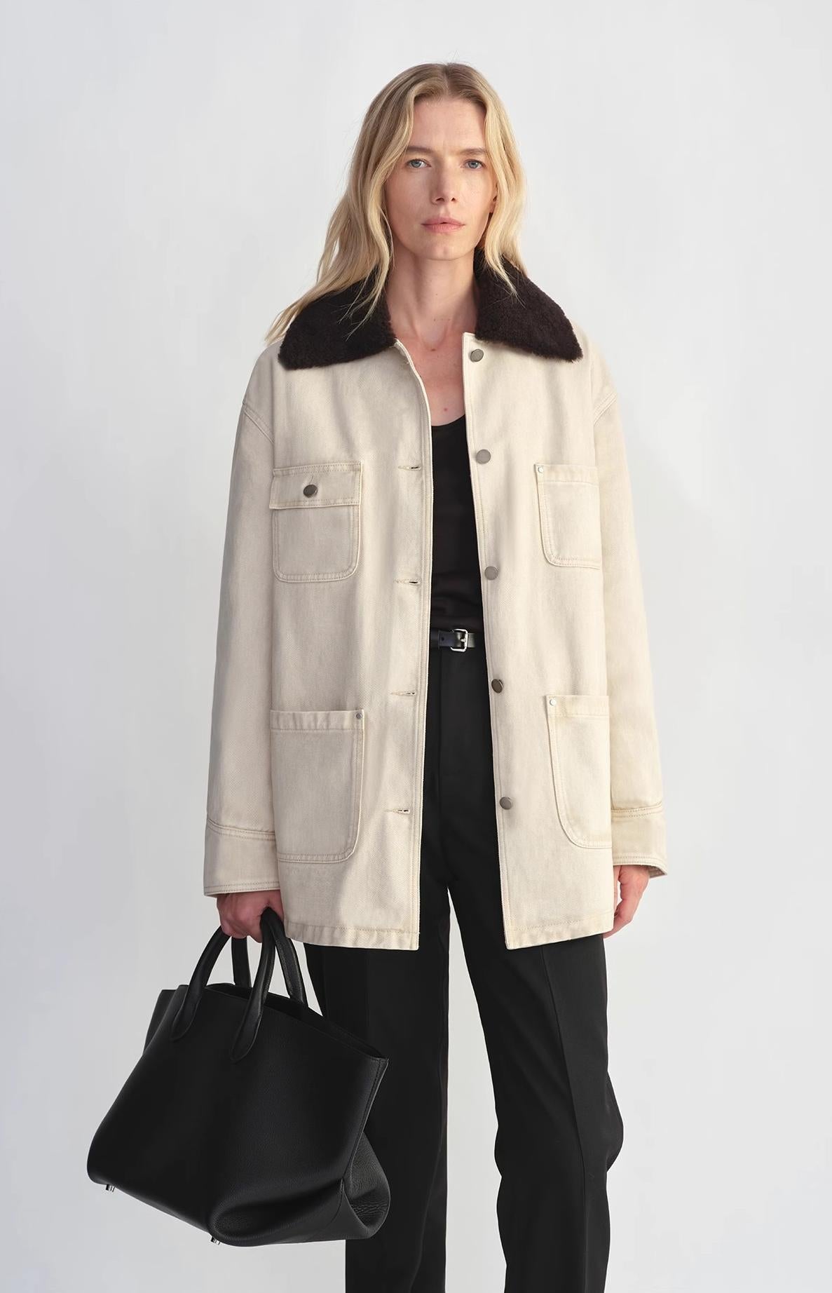 Fireladyfur Women's Goose Down Detroit Jacket with Merino wool Collar - variant_title