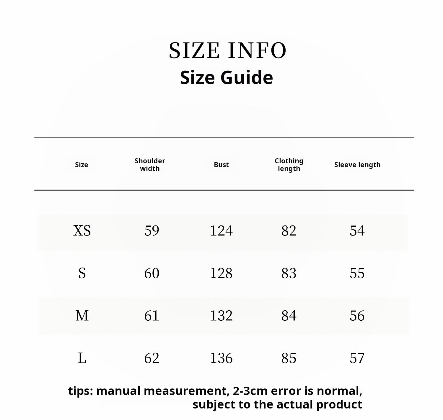 Green Mile Miracle women’s goose down parka size guide
