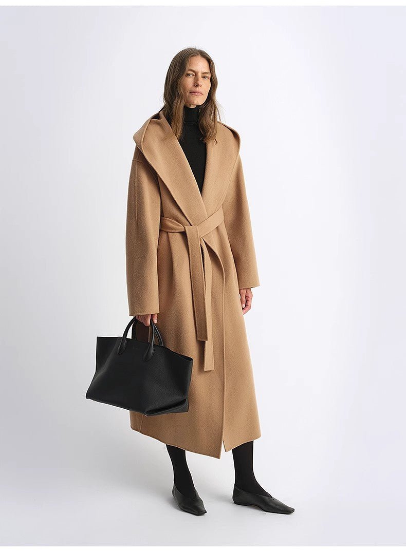 Fireladyfur Women's Hooded Cape | Australian Wool & Cashmere Blend"Magic World" - variant_title