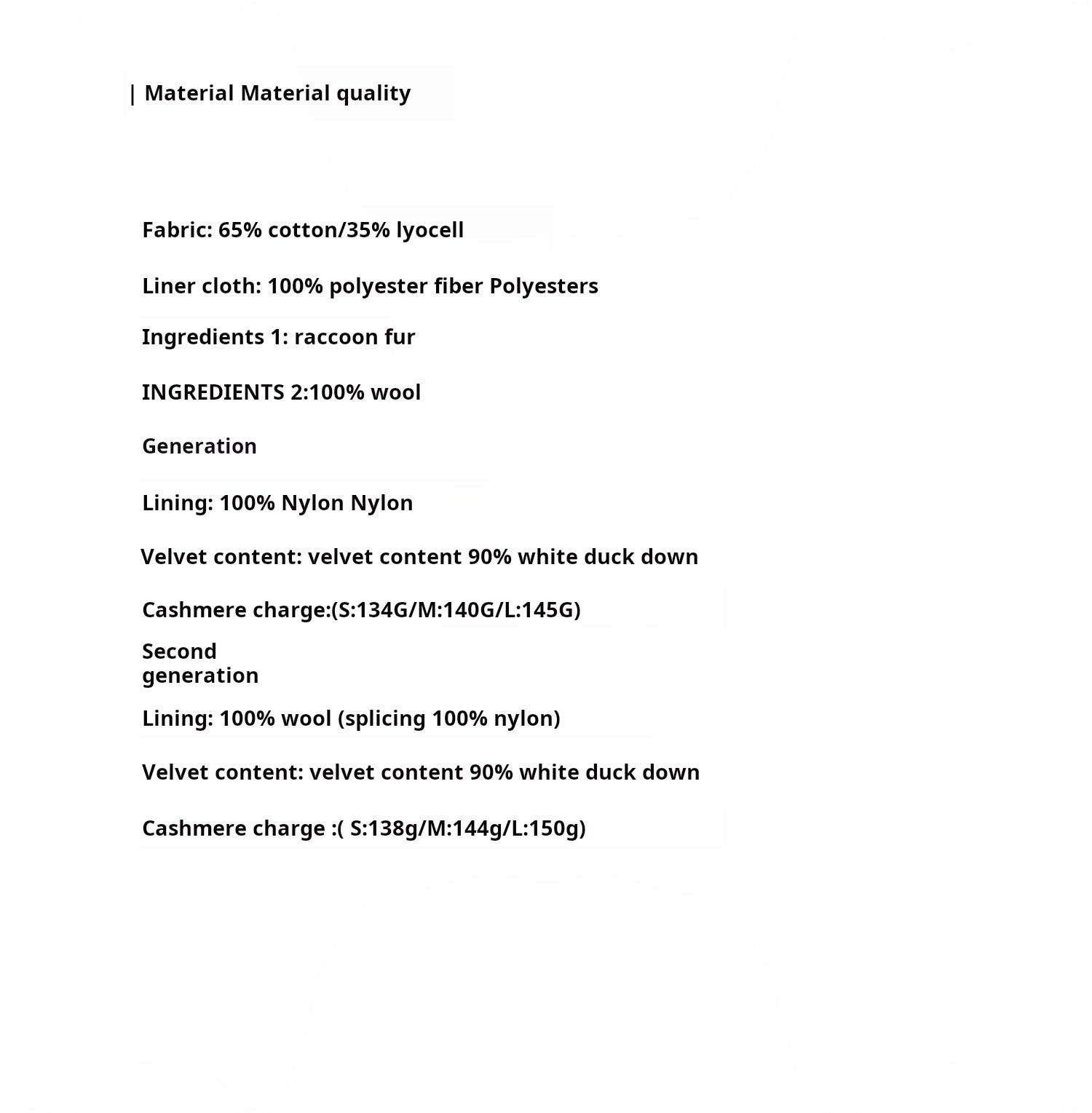 Fireladyfur Women’s Hooded Down Raccoon Fur Collar Parka Cold Weather“Manchester City old story” - variant_title