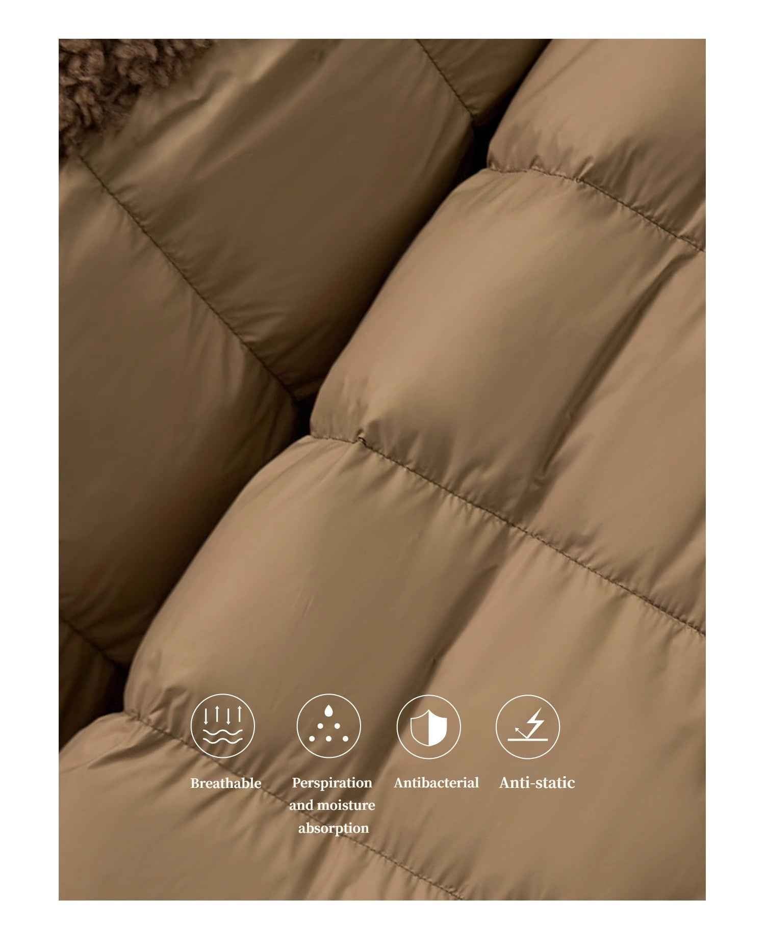 Fireladyfur Women’s Hooded Down Raccoon Fur Collar Parka Cold Weather“Manchester City old story” - variant_title