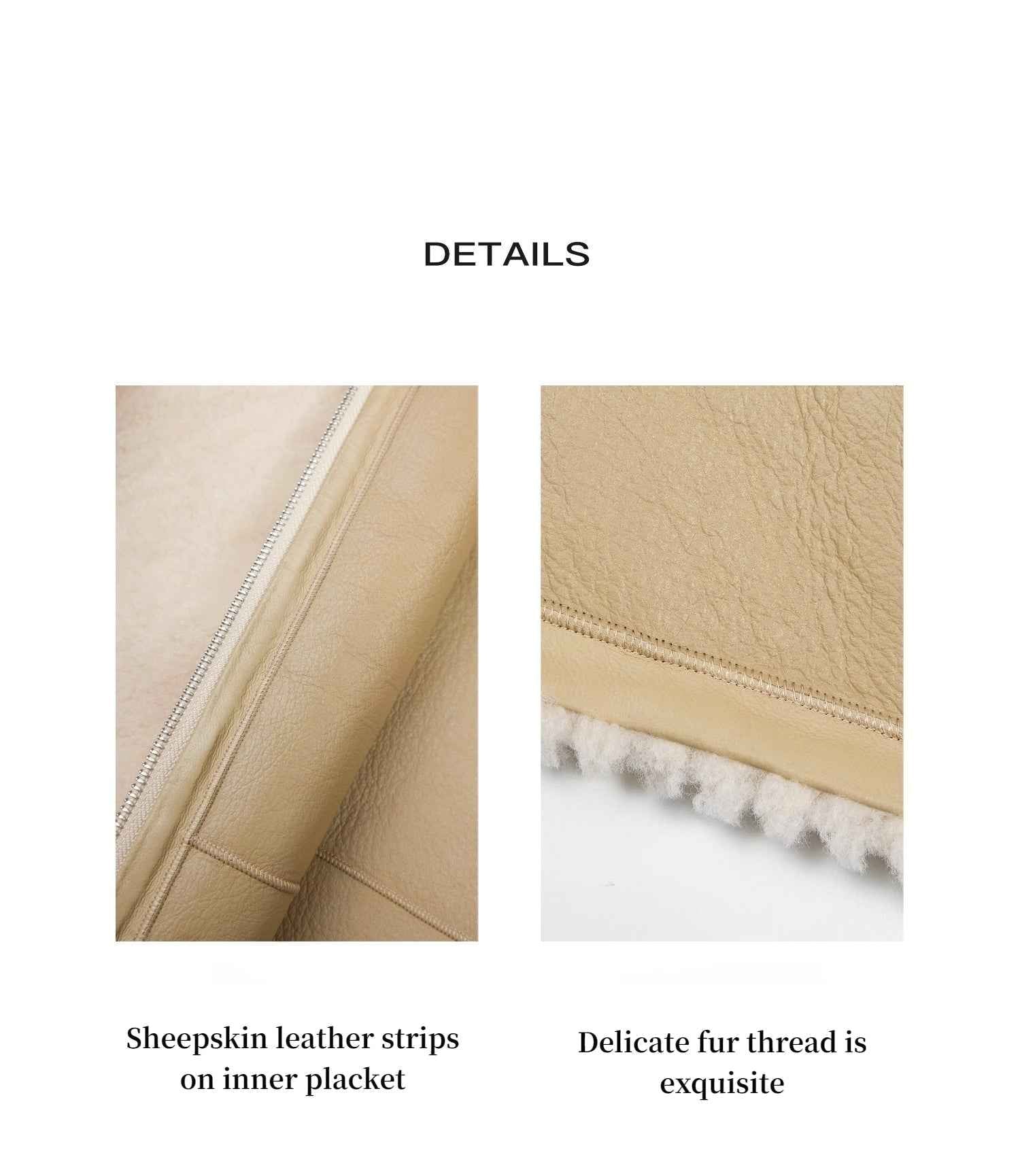 Fireladyfur Women's Hooded Merino Sheepskin Jacket“Bad boy” - variant_title