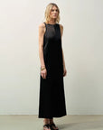 Fireladyfur Women's Imported Acetate Wool A - Line Dress"Corridor Stride" - variant_title