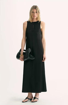 Fireladyfur Women's Imported Acetate Wool A - Line Dress"Corridor Stride" - variant_title