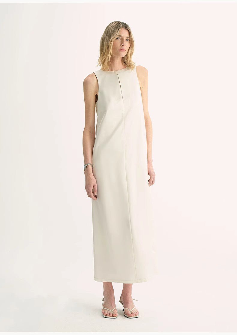 Fireladyfur Women's Imported Acetate Wool A - Line Dress"Corridor Stride" - variant_title
