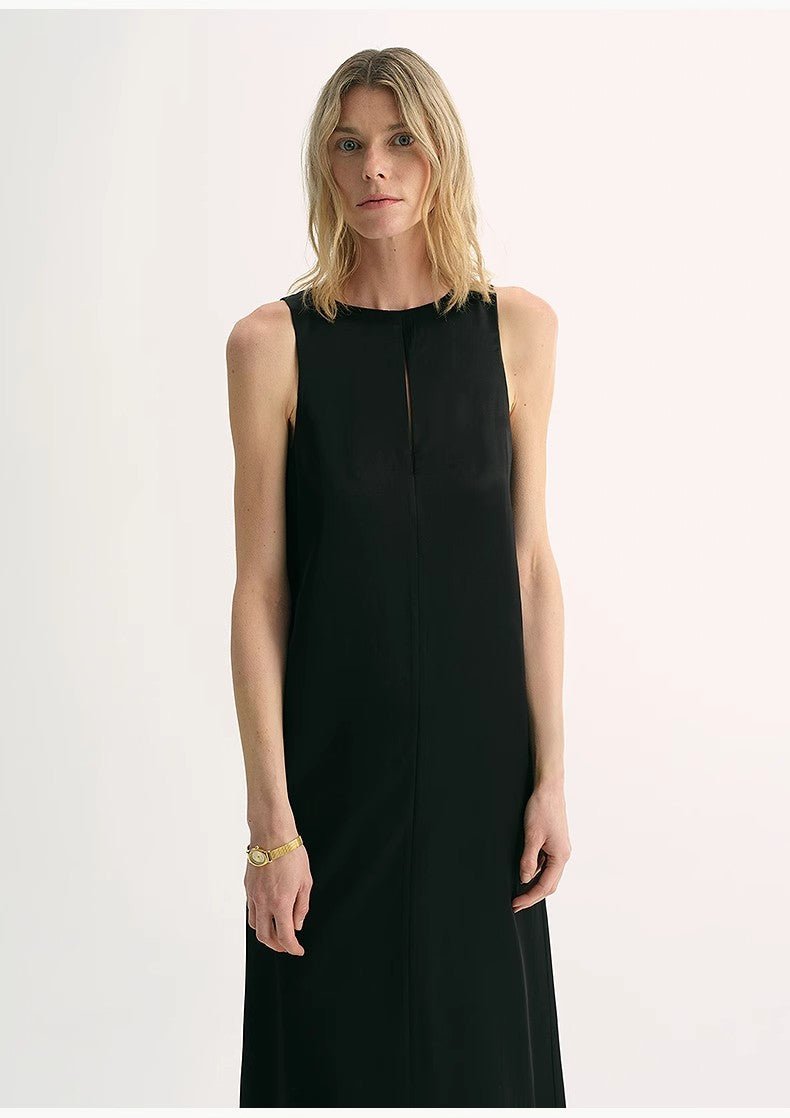 Fireladyfur Women's Imported Acetate Wool A - Line Dress"Corridor Stride" - variant_title