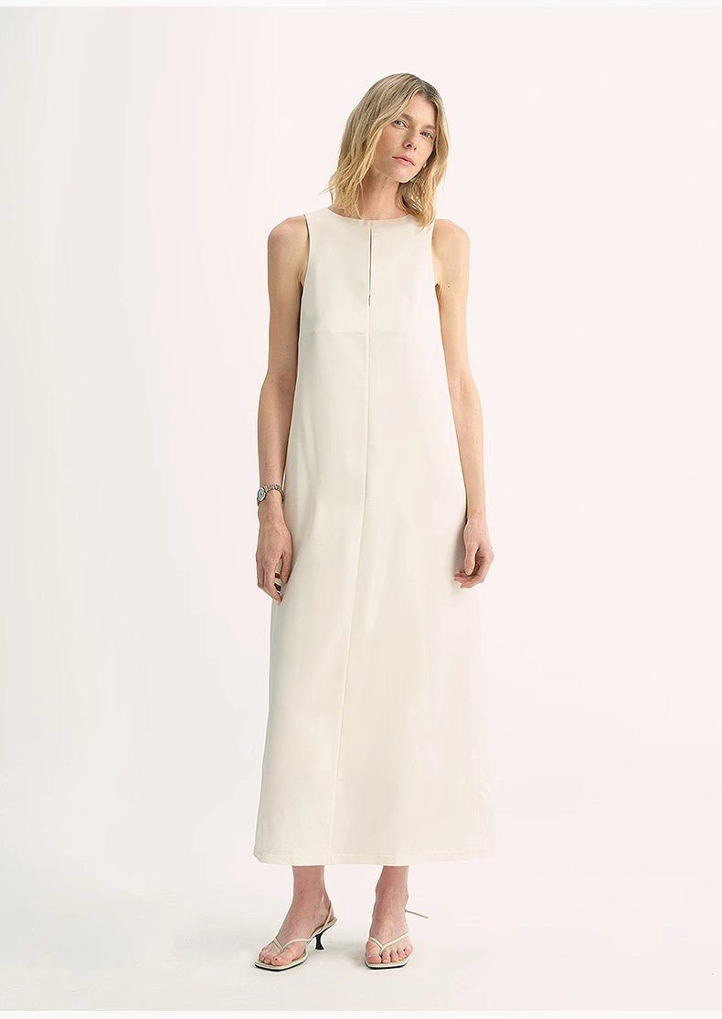 Fireladyfur Women's Imported Acetate Wool A - Line Dress"Corridor Stride" - variant_title
