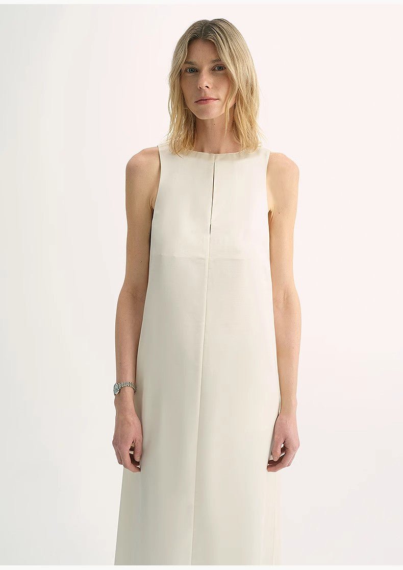 Fireladyfur Women's Imported Acetate Wool A - Line Dress"Corridor Stride" - variant_title