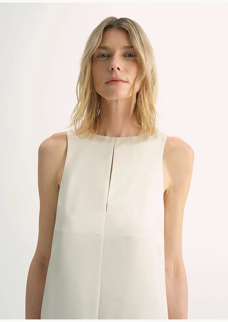 Fireladyfur Women's Imported Acetate Wool A - Line Dress"Corridor Stride" - variant_title