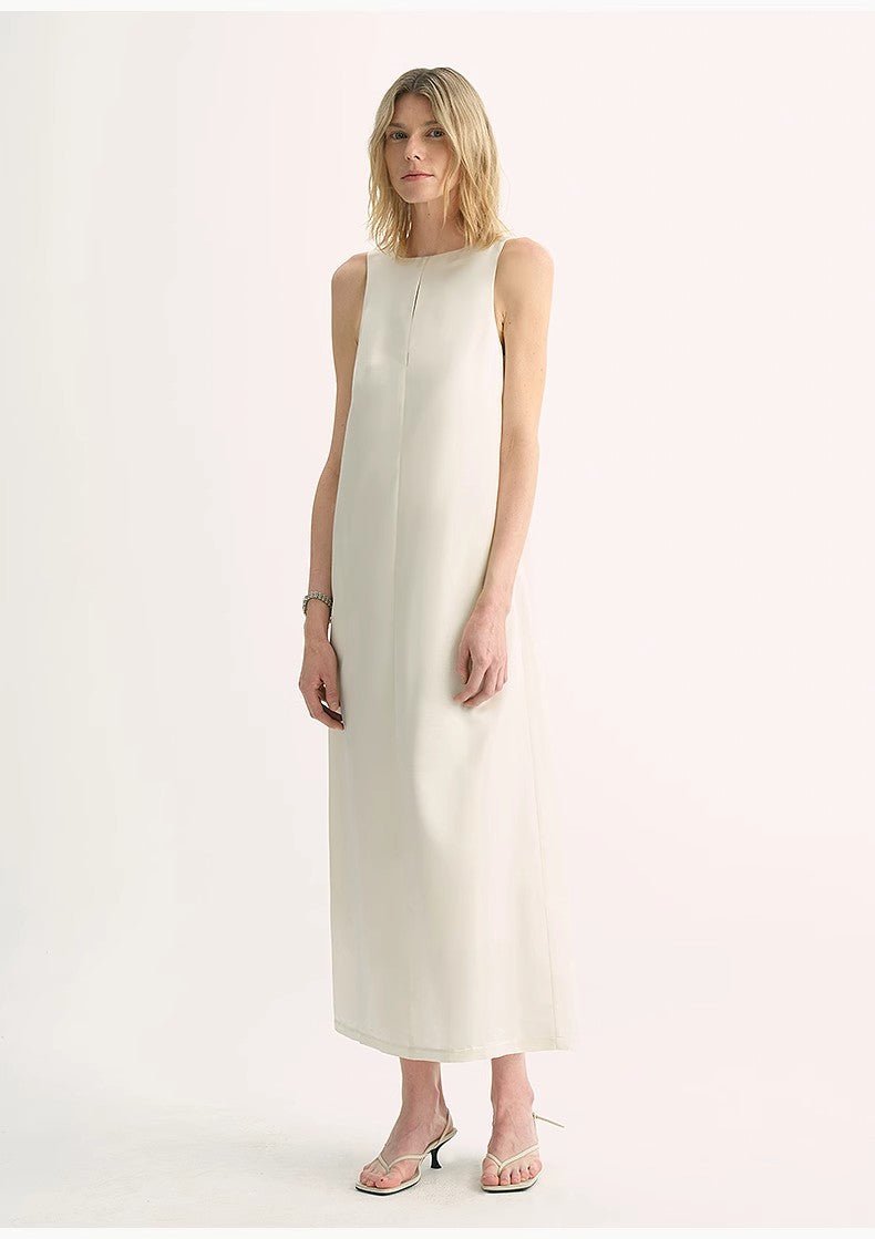 Fireladyfur Women's Imported Acetate Wool A - Line Dress"Corridor Stride" - variant_title