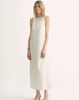 Fireladyfur Women's Imported Acetate Wool A - Line Dress"Corridor Stride" - variant_title