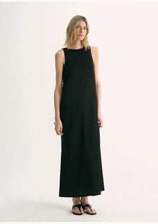 Fireladyfur Women's Imported Acetate Wool A - Line Dress"Corridor Stride" - variant_title