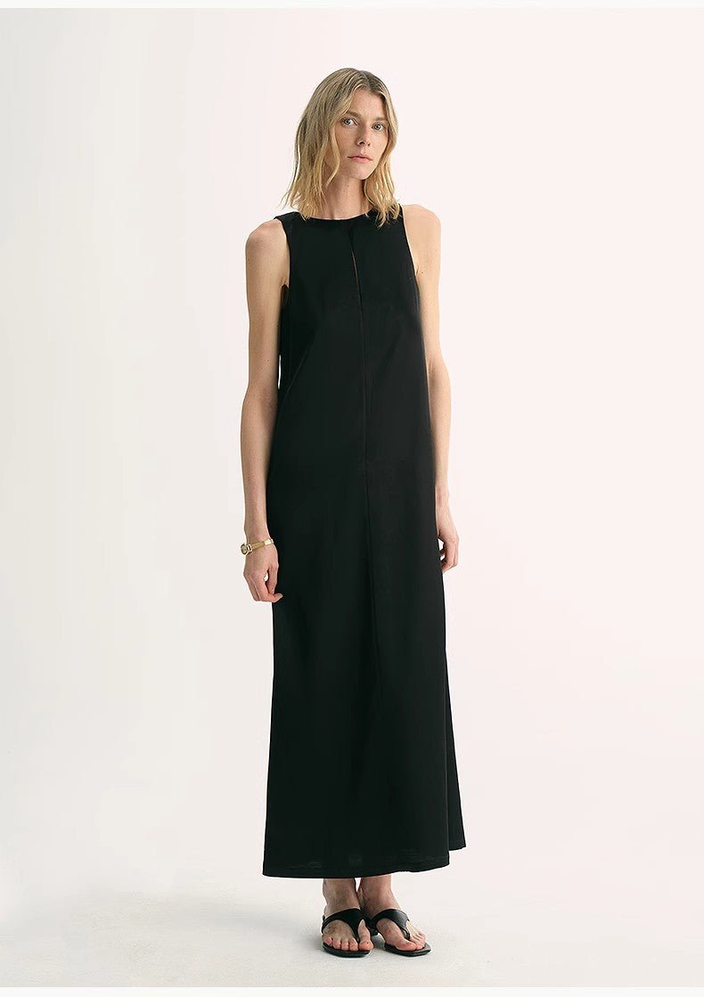 Fireladyfur Women's Imported Acetate Wool A - Line Dress"Corridor Stride" - variant_title