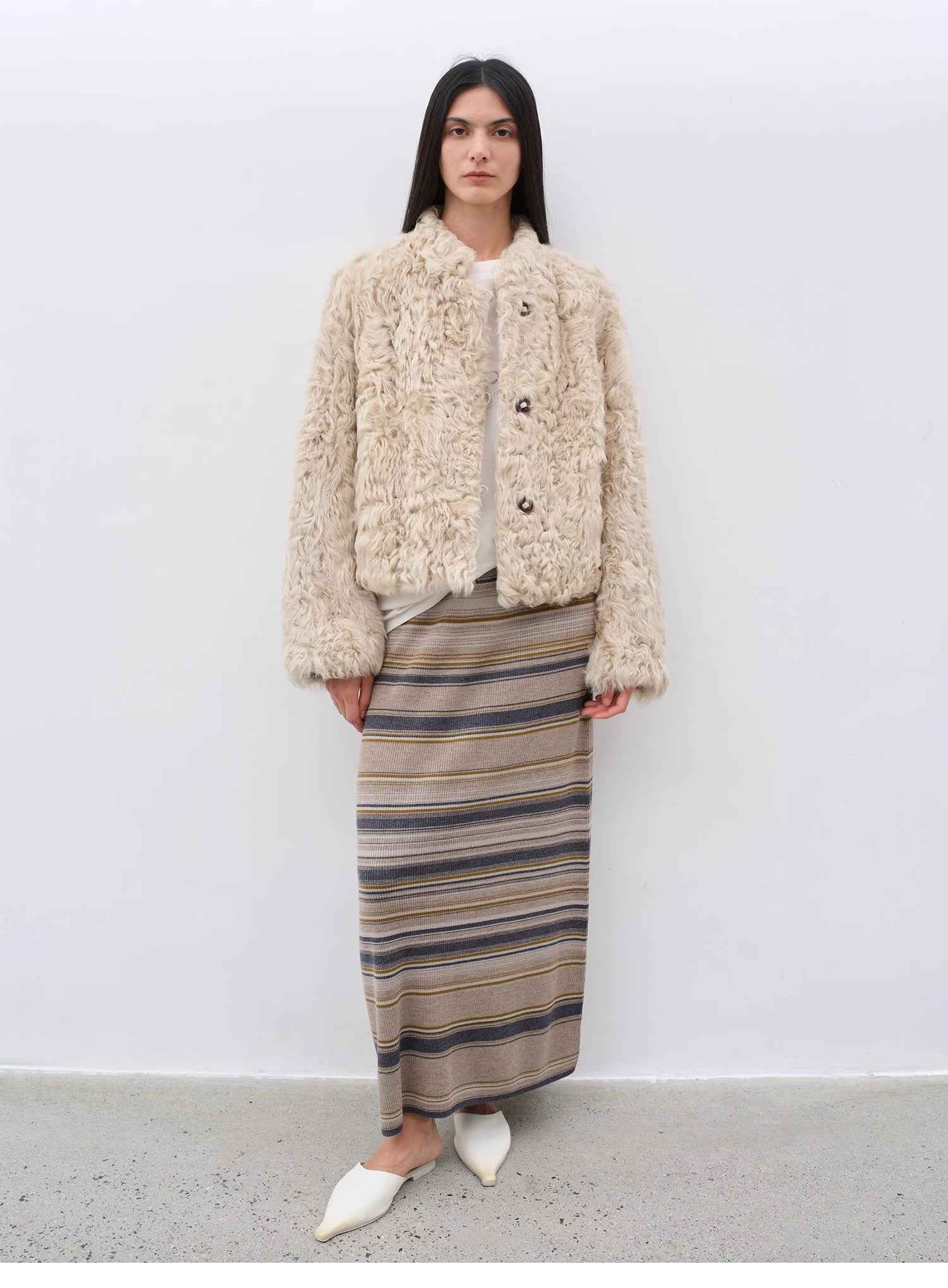 Fireladyfur Women's Imported Sheepskin Coat | New Zealand Wool“Little Bear” - variant_title