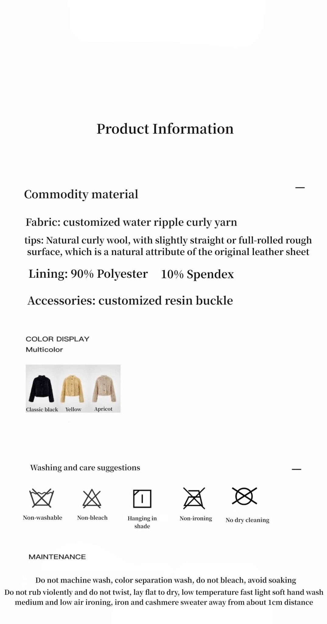 Fireladyfur Women's Imported Sheepskin Coat | New Zealand Wool“Little Bear” - variant_title