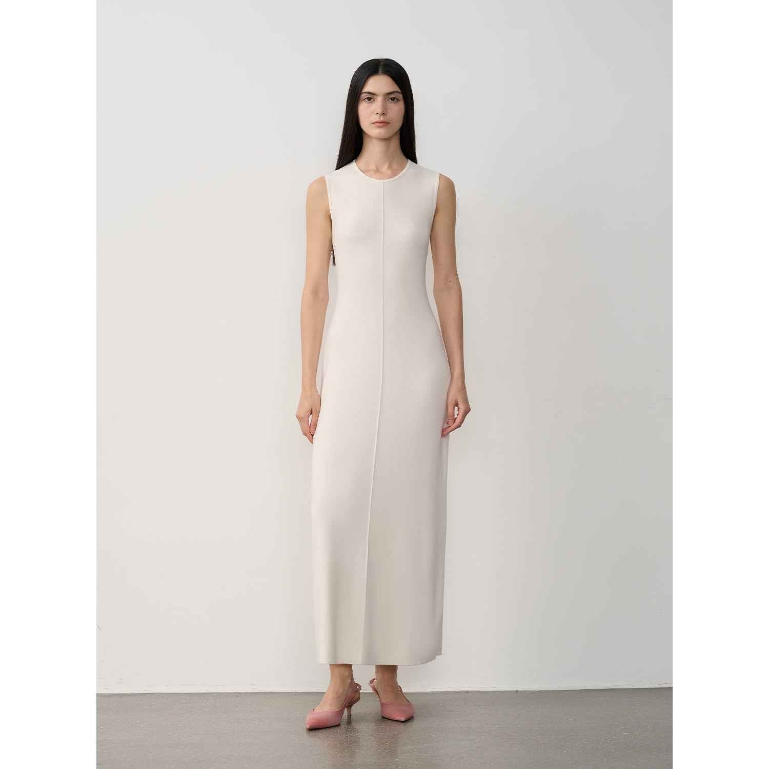 Fireladyfur Women's Merino Wool Knit Dress"Island Letters" - variant_title