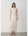 Fireladyfur Women's Merino Wool Knit Dress"Island Letters" - variant_title