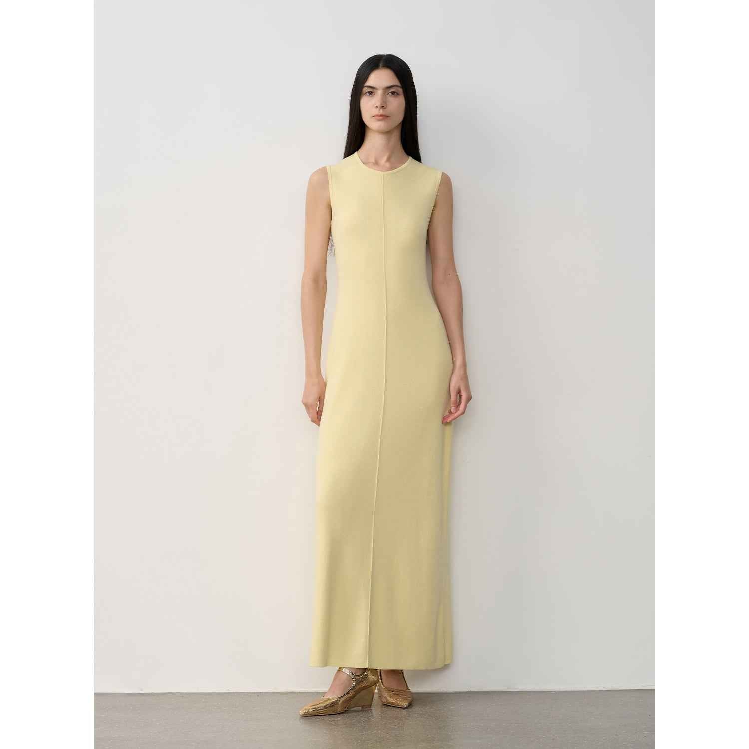 Fireladyfur Women's Merino Wool Knit Dress"Island Letters" - variant_title