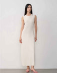 Fireladyfur Women's Merino Wool Knit Dress"Island Letters" - variant_title