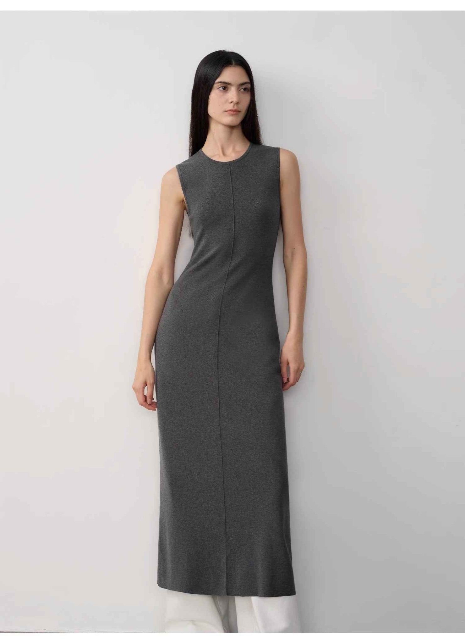 Fireladyfur Women's Merino Wool Knit Dress"Island Letters" - variant_title