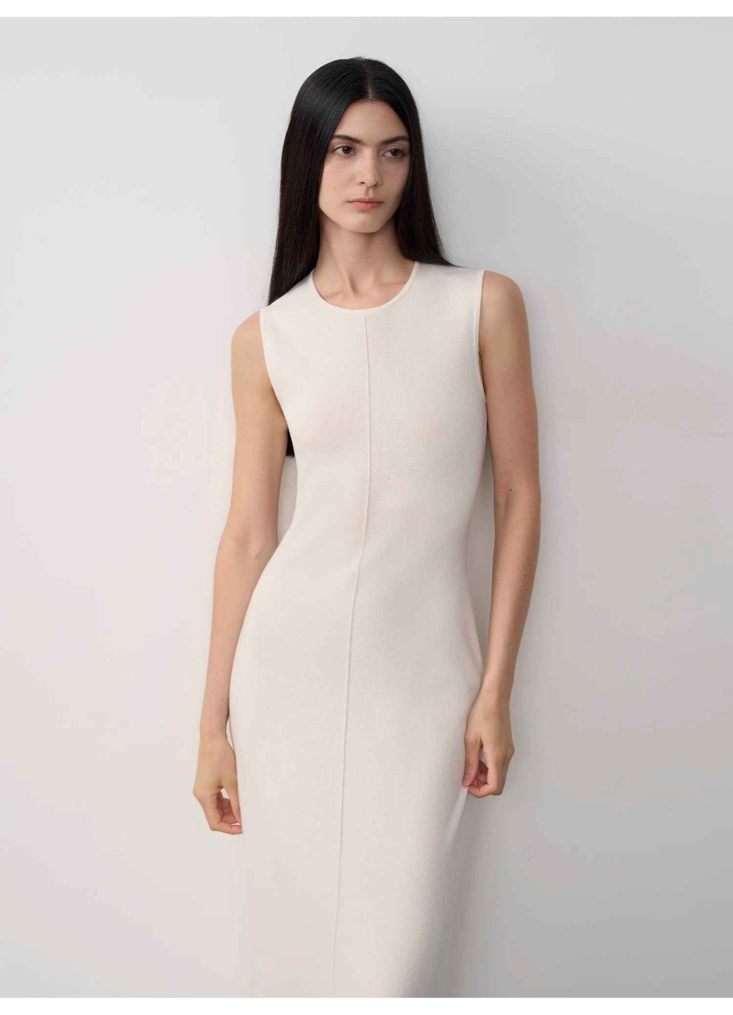 Fireladyfur Women's Merino Wool Knit Dress"Island Letters" - variant_title