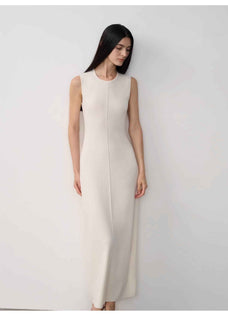Fireladyfur Women's Merino Wool Knit Dress"Island Letters" - variant_title