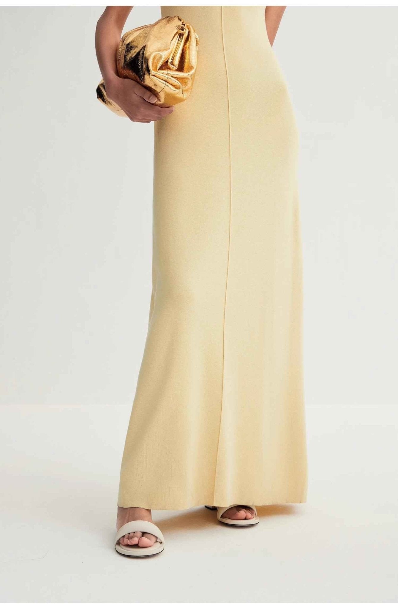 Fireladyfur Women's Merino Wool Knit Dress"Island Letters" - variant_title